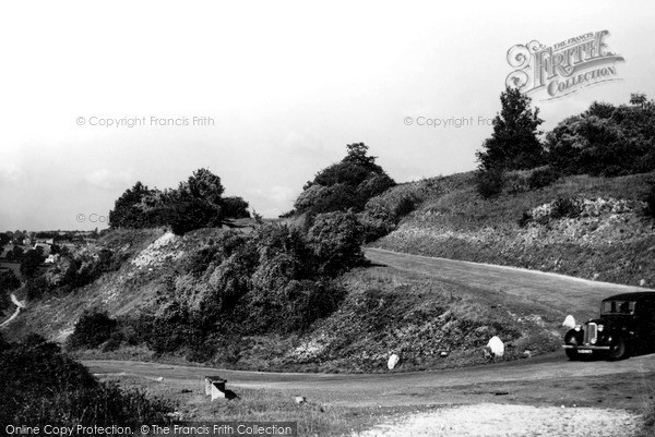 Photo of Nailsworth, The 'w' Hairpin Bend c.1955