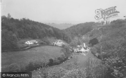 Mill And Valley c.1935, Nant Alyn