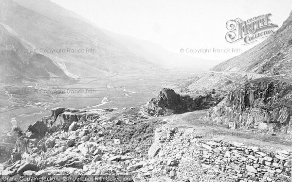 Photo of Nant Ffrancon, The Valley 1890