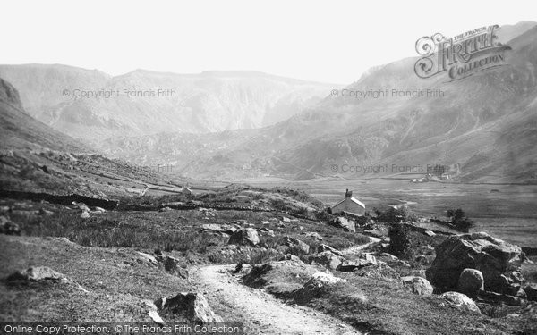 Photo of Nant Ffrancon, The Valley 1890