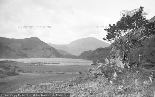 Photo of Nant Gwynant, Lake Dina And Moel Hebog c.1935