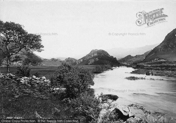 Photo of Nant Gwynant, View In The Gwynant Valley 1892