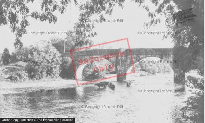 Photo of Nantgaredig, Towy Bridge And River c.1955