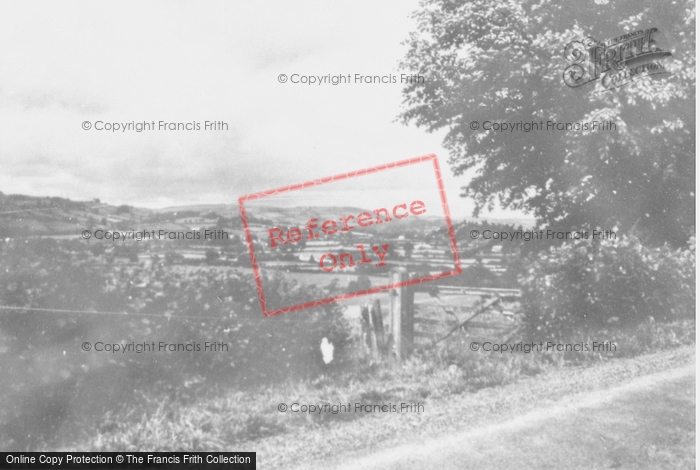 Photo of Nantgaredig, View From Carmarthen Road c.1955