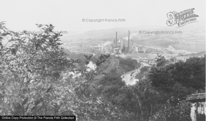 Photo of Nantgarw, The By Product Plant From Craig Side c.1960