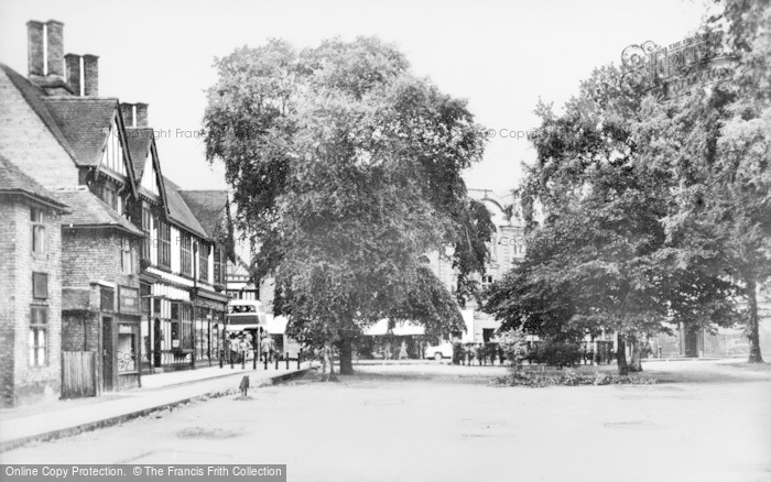 Photo of Nantwich, High Street And Churchyard c.1955