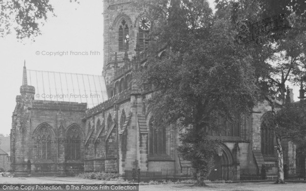 Photo of Nantwich, St Mary's Church c.1955