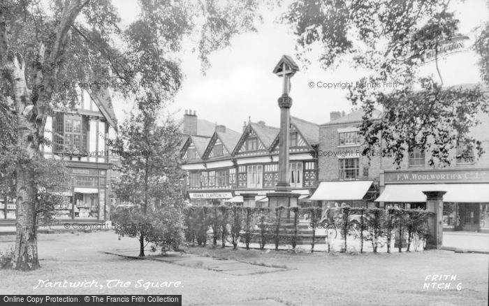 Photo of Nantwich, The Square c.1955