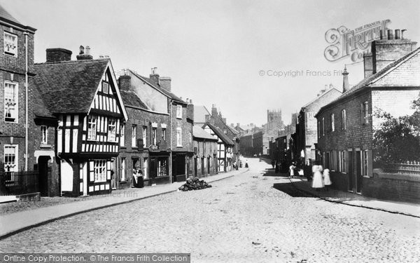 Photo of Nantwich, Welsh Row 1898