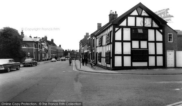 Photo of Nantwich, Welsh Row c.1965