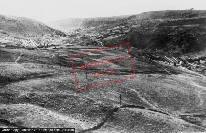Photo of Nantymoel, View From The Devil's Pulpit c.1955
