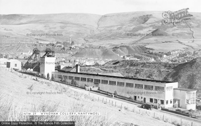 Photo of Nantymoel, Wyndham Colliery, Pit Head Baths c.1955