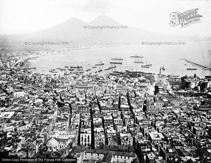 Photo of Naples, And Versuvius c.1890