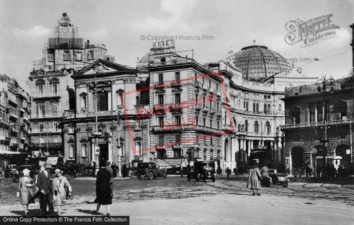 Photo of Naples, Piazza Trieste E Trento c.1920