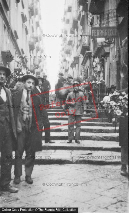 Photo of Naples, Street Scene c.1920