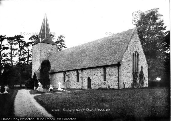 Photo of Nash, St John The Baptist Church 1898