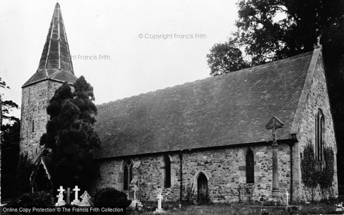 Photo of Nash, St John The Baptist Church c.1965