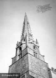 All Saints Church Tower c.1950, Nassington