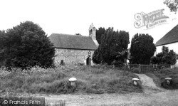 St Swithun's Church c.1955, Nately Scures