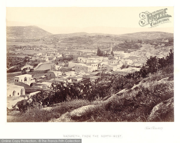 Photo of Nazareth, From The North West 1857