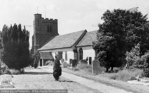 Photo of Nazeing, All Saints Church c.1955