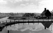 Nazeing, the Pond c1955