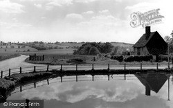 Nazeing, the Pond c1955