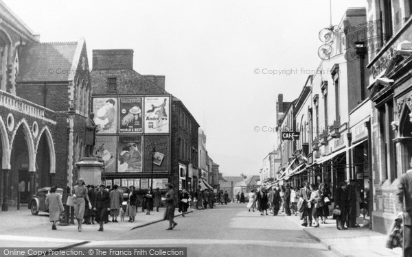 Photo of Neath, Orchard Street And Gwyn Hall c.1950