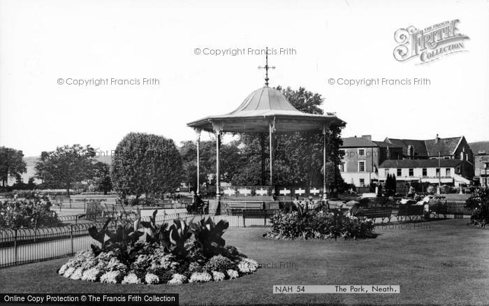 Photo of Neath, The Park Bandstand c.1965