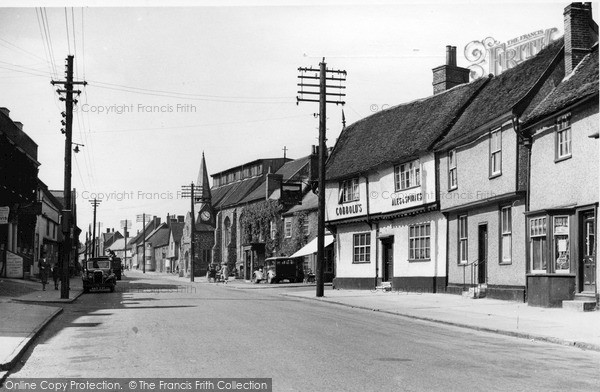 Photo of Needham Market, High Street c.1955