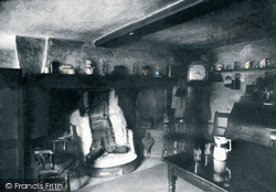 The Pike And Eel Inn, The Fireside Interior 1914, Needingworth
