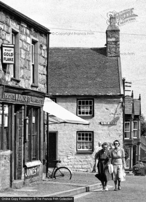 Photo of Nefyn, Jones' Newsagent, The Square c.1955