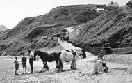 Ponies On The Beach c.1955, Nefyn