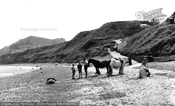 Photo of Nefyn, The Beach And Screw Road c.1955