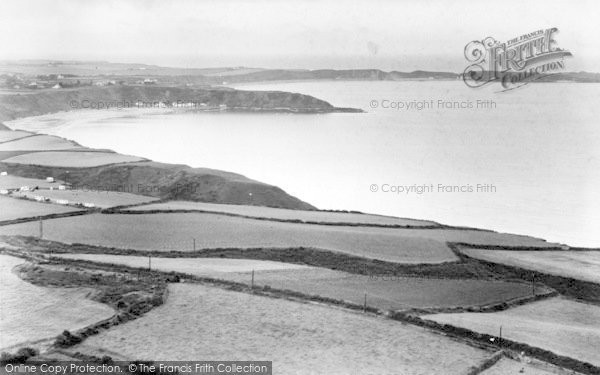 Photo of Nefyn, The Two Bays c.1955