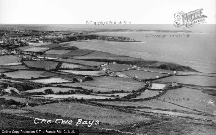 Photo of Nefyn, The Two Bays c.1955