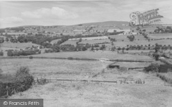 Pendle Hill From Manchester Road 1961, Nelson