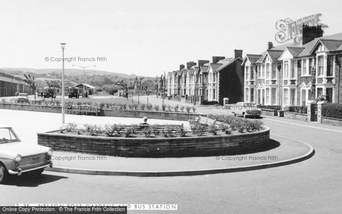 Photo of Nelson, Rose Gardens And Bus Station c.1960