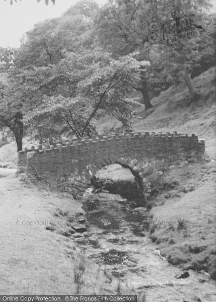 Photo of Nelson, The Bridge, Catlow Bottoms c.1955