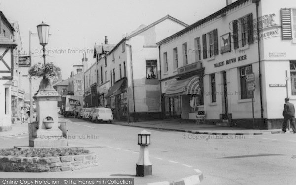 Photo of Neston, The Cross And Brown Horse c.1965