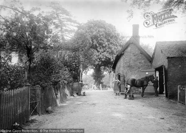 Photo of Nether Alderley, The Smithy, Bradford Lane 1896