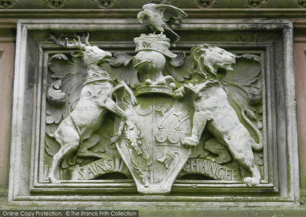 Photo of Nether Alderley, The Stanley Coat Of Arms, St Mary's Churchyard 2005