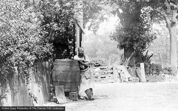 Photo of Nether Alderley, The Village Blacksmith 1896
