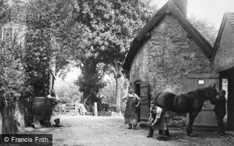 Nether Alderley, the Village Smithy, Bradford Lane 1896