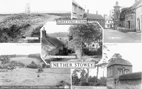 Photo of Nether Stowey, Composite c.1955