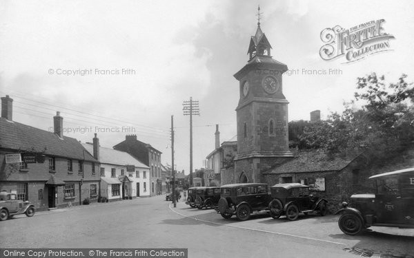 Photo of Nether Stowey, George Hotel And The Cross 1935