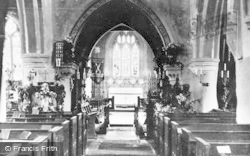 Church Interior c.1950, Nether Wallop