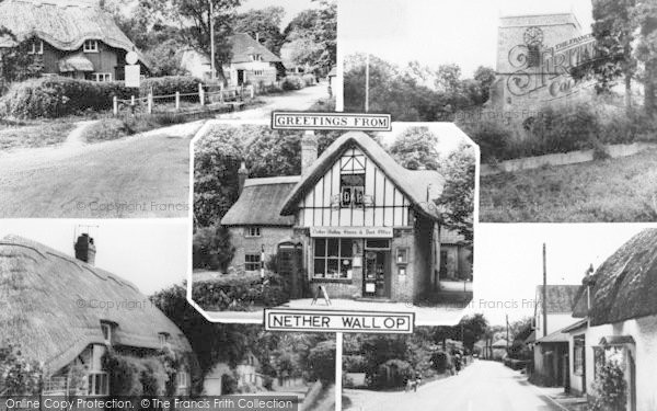 Photo of Nether Wallop, Composite c.1965