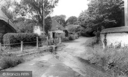 The Splash And Garth Cottage c.1965, Nether Wallop