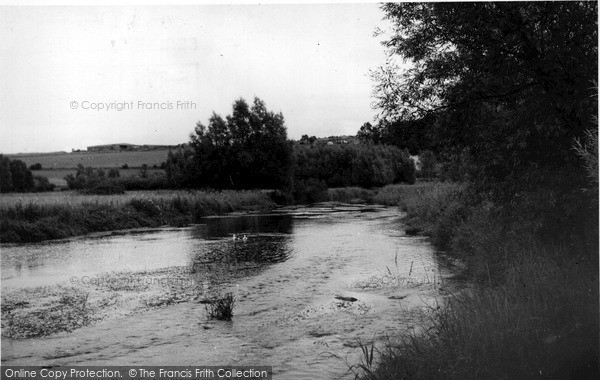 Photo of Netheravon, The River Avon c.1955